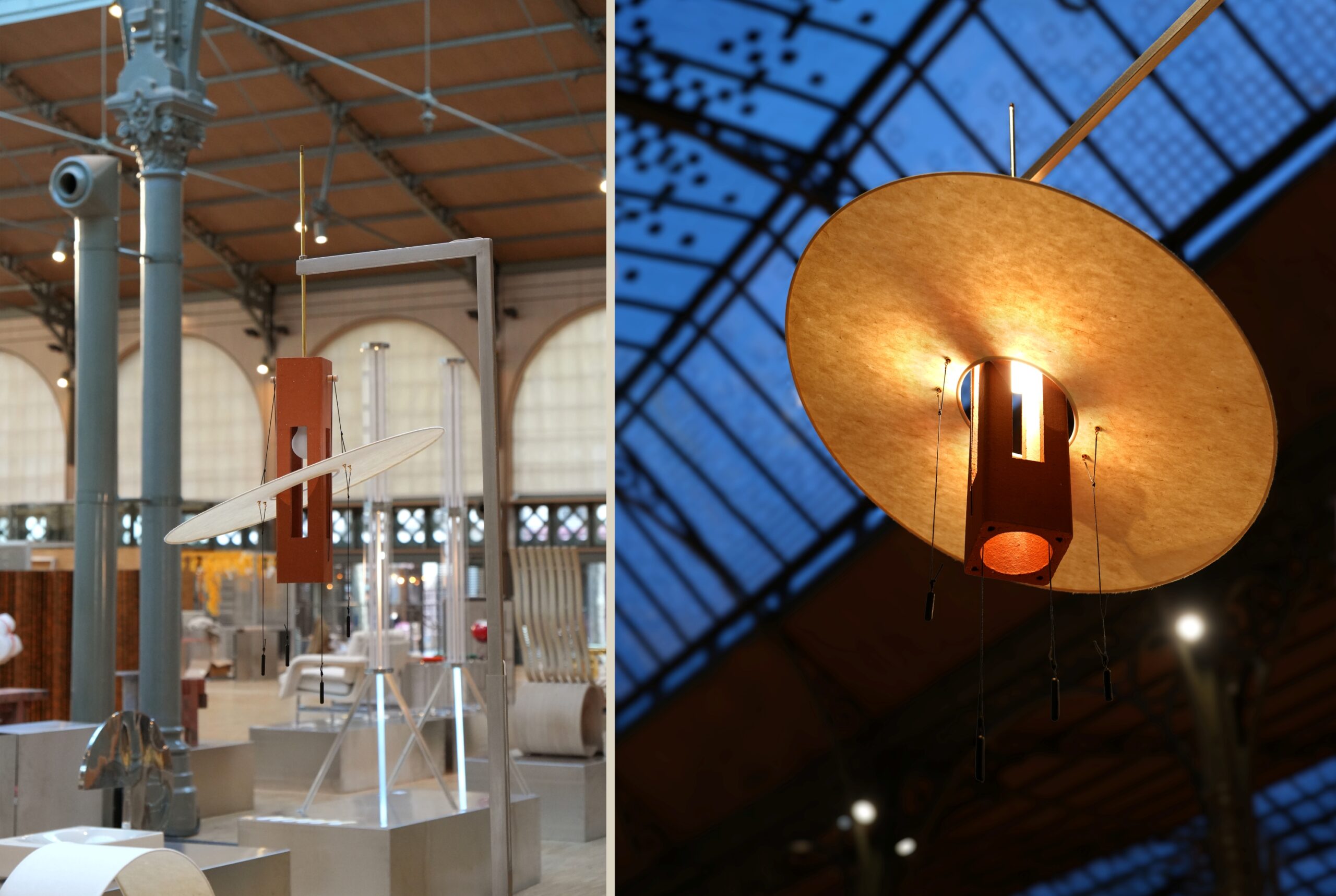 Photos de l'exposition au salon les rendez vous de la matière par FORMAE au Carreau du Temple à Paris.